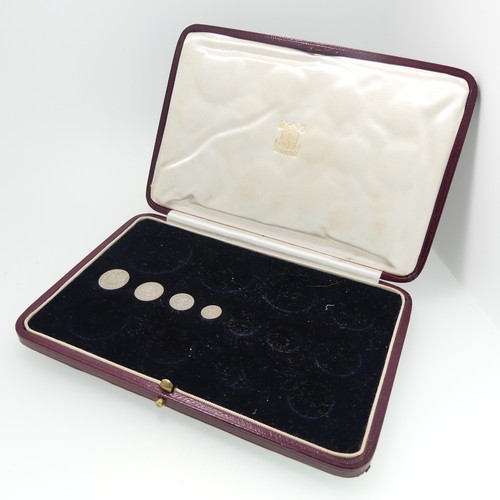 258 - A set of George VI Maundy Money, dated 1937, in a 1937 15 coin specimen case.