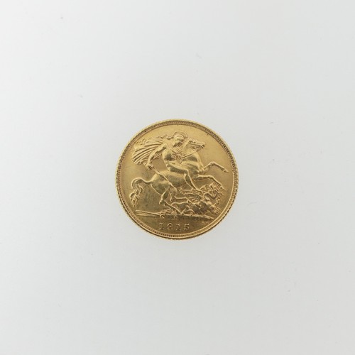 261 - A George V gold Half Sovereign, dated 1915, Sydney mint mark.