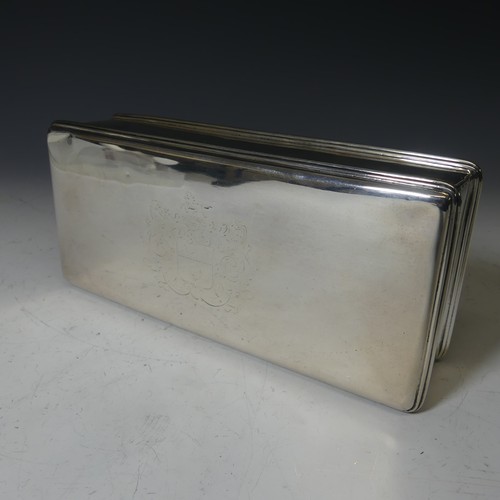 292 - An Edwardian silver Cigarette Box, by Goldsmiths & Silversmiths Co Ltd., hallmarked London, 1903... 