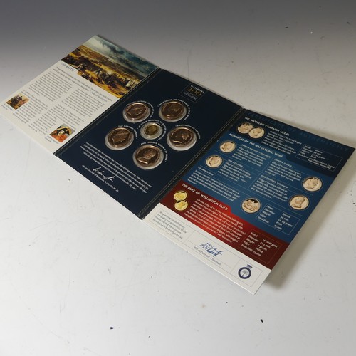 216 - The Battle of Waterloo 1815-2015 200th Anniversary Coin Collection, comprising five bronze commemora... 