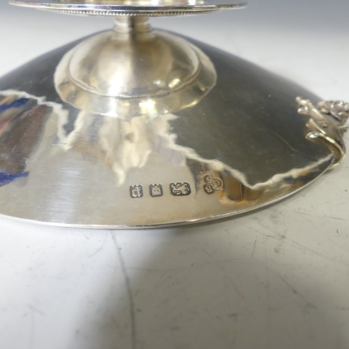 338 - A stylish George V silver Dish, by Charles Boyton & Son Ltd., hallmarked London, 1930, of circul... 