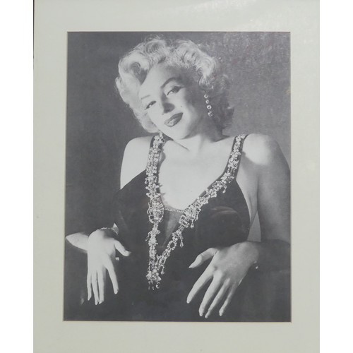 177 - Marilyn Monroe interest; a signed limited edition print, 453/850, by Gordon King, 38cm x 55cm, and a... 