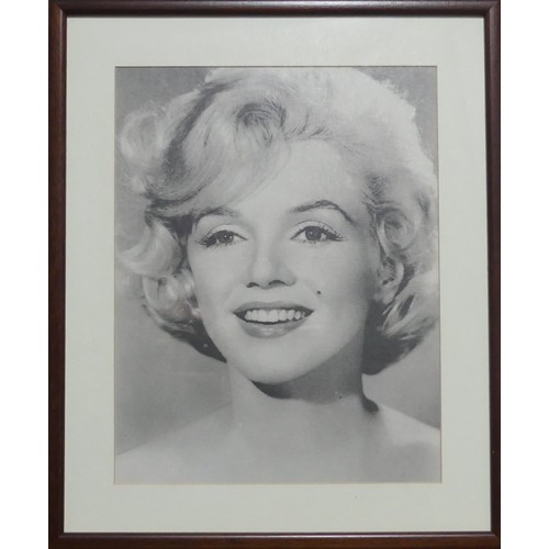 177 - Marilyn Monroe interest; a signed limited edition print, 453/850, by Gordon King, 38cm x 55cm, and a... 