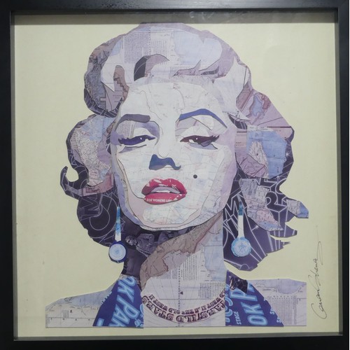 177 - Marilyn Monroe interest; a signed limited edition print, 453/850, by Gordon King, 38cm x 55cm, and a... 