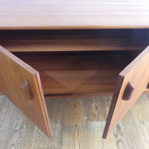 272 - A 1960s retro G-Plan Teak              'Brasilia' Sideboard, in the Danish style, with four central ... 