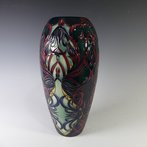 65 - A Moorcroft limited edition 'Maypole' Vase, by Wendy Mason, circa 1997, of ovoid form, no. 17/150, v... 