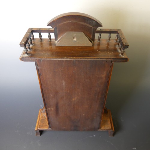 224 - An American shelf clock, H 51cm x W 35cm.