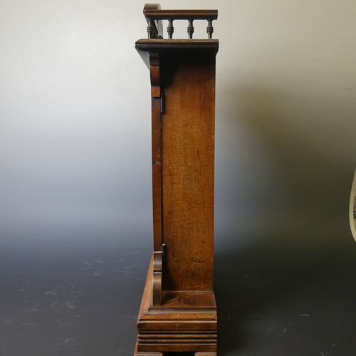 224 - An American shelf clock, H 51cm x W 35cm.