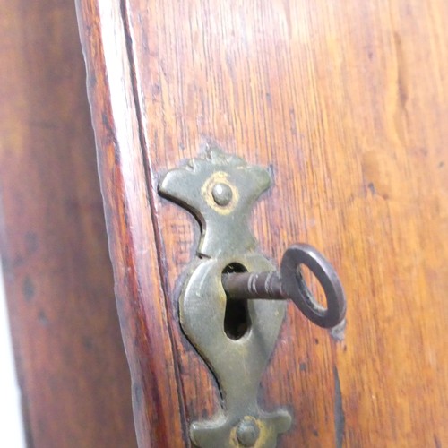 226 - A George III oak thirty-hour Longcase Clock by John. Glazebrook, Mansfield, with 9 inch circular bra... 