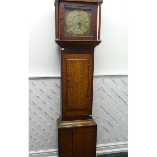 229 - Ralph Sayers, Lindfield, an oak 30-hour longcase clock with single-weight movement striking on a bel... 