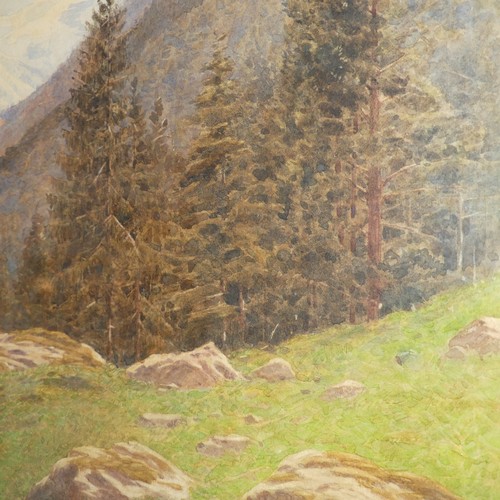 202 - Alfred Heaton Cooper (British 1863-1929), Norwegian Mountainous Landscape, watercolour, signed lower... 