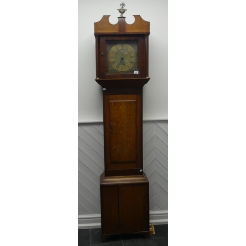 229 - Ralph Sayers, Lindfield, an oak 30-hour longcase clock with single-weight movement striking on a bel... 