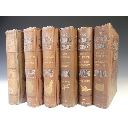 4 - Badminton Library; Riding Polo, 1891, Big Game Shooting, 2nd edition, 1895, two vols., both bearing ... 