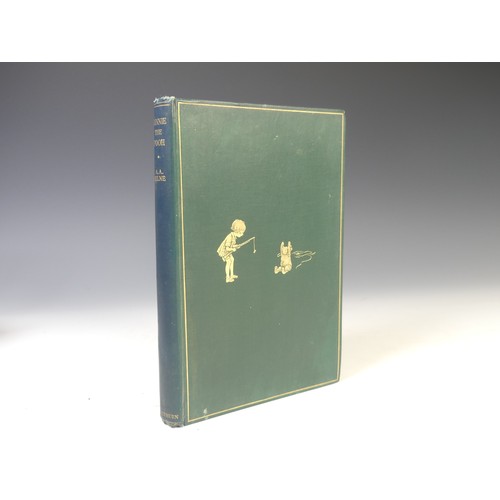 Milne (A.A); 'Winnie the Pooh', first edition, Methuen & Co., 1926, publishers pictoral gilt green cloth.