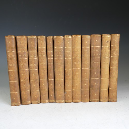 65 - Shakespeare; 'Traduit de l'Anglois', dédié au Roi, translated by Pierre Le Tourneur, 12 vols (some m... 