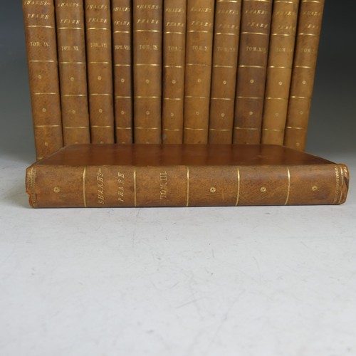 65 - Shakespeare; 'Traduit de l'Anglois', dédié au Roi, translated by Pierre Le Tourneur, 12 vols (some m... 