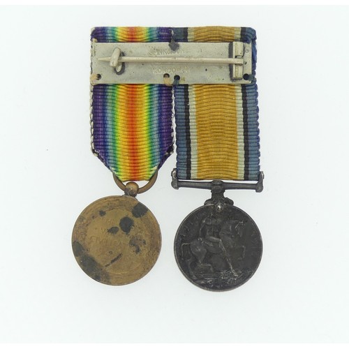 98 - A W.W.I trio of Medals, 1914-15 Star, British War Medal and Victory Medal, awarded to E. C. Mackenzi... 