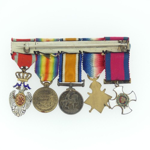 99 - Colonel George Hamilton Gordon, C.M.G., D.S.O., a group of six medals, comprising Companion of the M... 