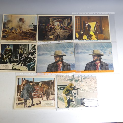 75 - A large quantity of Clint Eastwood cinema lobby card sets, including two 'The Good The Bad The Ugly'... 