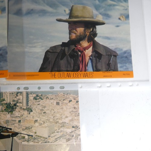 75 - A large quantity of Clint Eastwood cinema lobby card sets, including two 'The Good The Bad The Ugly'... 