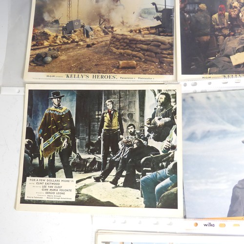 75 - A large quantity of Clint Eastwood cinema lobby card sets, including two 'The Good The Bad The Ugly'... 