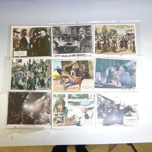 78 - A very large quantity of Movie Lobby Cards, including four cards of 'Once Upon a Time in The West', ... 