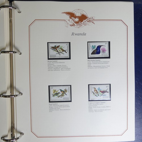 90 - A collection of World Wildlife Covers and Stamps, in six albums (6)