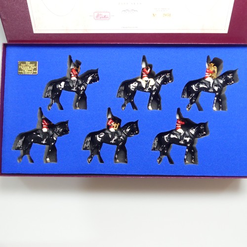 454 - Britains, Set 5195 and Set 5295 The Life Guards Mounted Band, Set 1 limited edition no.0405 of 2500,... 