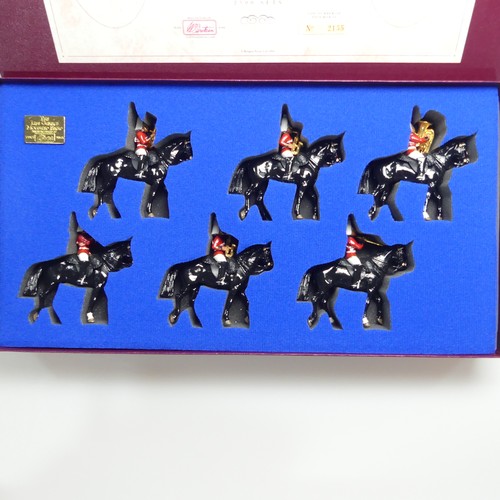 463 - Britains, Set 5195 and Set 5295 The Life Guards Mounted Band, Set 1 limited edition no.2155 of 2500,... 