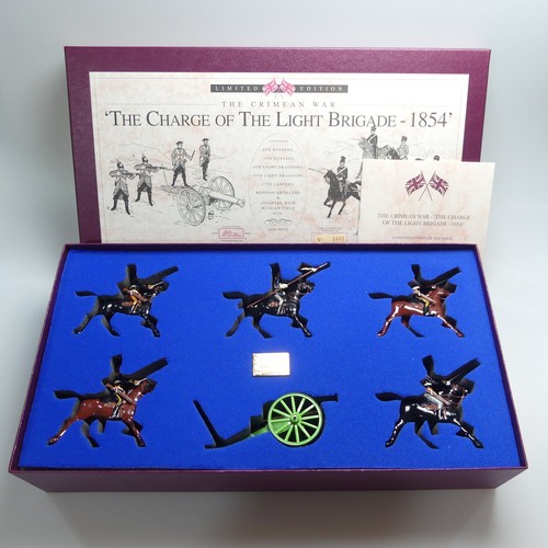 456 - Britains, Set 5197 The Crimea War 'The Charge of the Light Brigade - 1854', limited edition no.2051 ... 