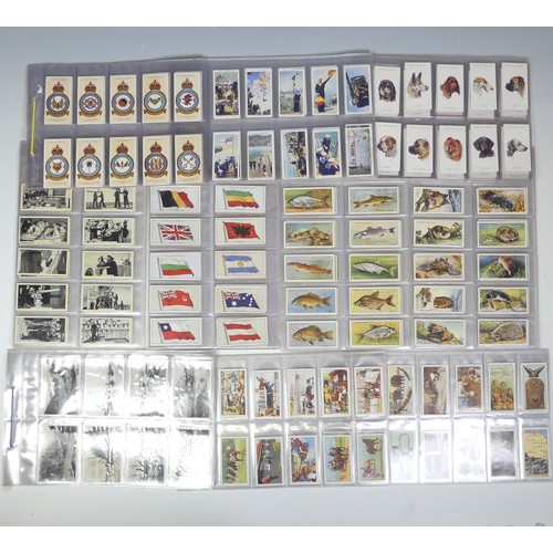 79 - Ten sets of vintage Cigarette Cards, including John Player: Fresh-Water Fishes, Flags of the League ... 