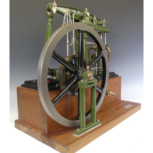 469 - A superb model of a Stuart Turner Major Beam engine, the engine based on the design by Mr George Gen... 