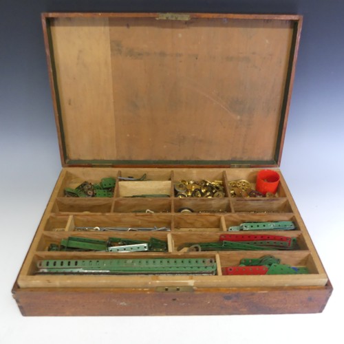 449 - A quantity of vintage Meccano, red and green contained in two boxes including instruction manuals an... 