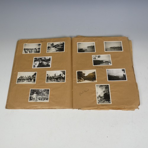 84 - India: an album of late 1940's/1950's black and white photographs and postcards of India, including ... 