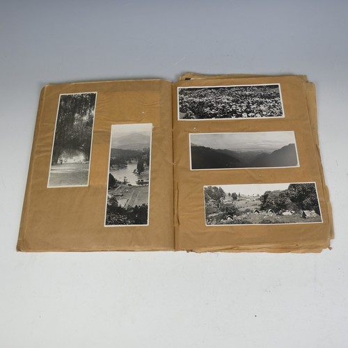 84 - India: an album of late 1940's/1950's black and white photographs and postcards of India, including ... 