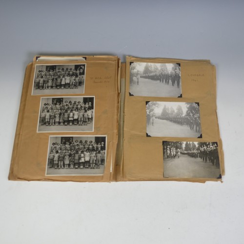 84 - India: an album of late 1940's/1950's black and white photographs and postcards of India, including ... 