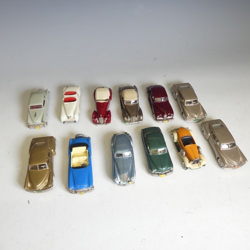 429 - A collection of twelve Brooklin Model Toy Cars, including 1940 Chrysler Newport Phaeton show car, 19... 