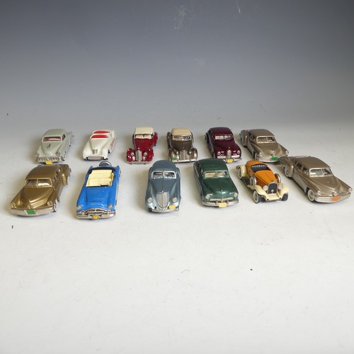 429 - A collection of twelve Brooklin Model Toy Cars, including 1940 Chrysler Newport Phaeton show car, 19... 