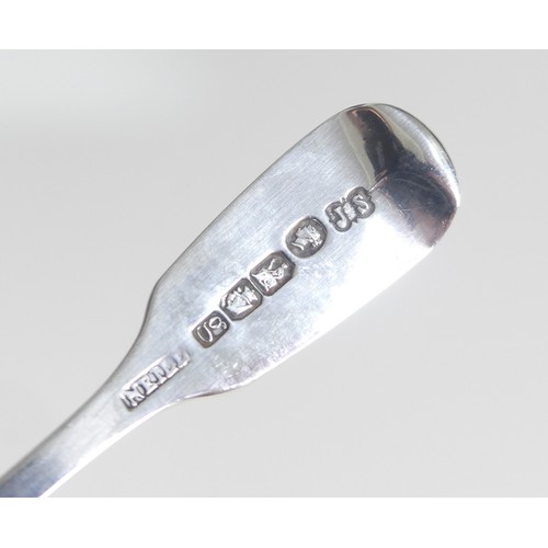 14 - A Victorian Irish silver Sugar Shovel Spoon, by John Smyth, hallmarked Dublin 1852, also with James ... 