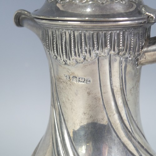 60 - A late Victorian silver Hot Water Pot, by Joseph Rodgers & Sons, hallmarked Sheffield, 1897, of ... 