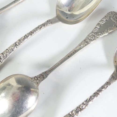 72 - A set of four William IV Scottish silver Teaspoons, by Mackay & Chisholm, hallmarked Edinburgh, ... 