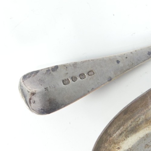 76 - A George III silver Table Spoon, by Thomas Dene, hallmarked London 1765, Hanoverian pattern, initial... 