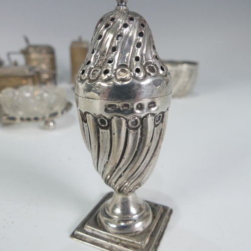 79 - A pair of Victorian silver Open Salts, by Charles Stuart Harris, hallmarked London, 1883, of circula... 