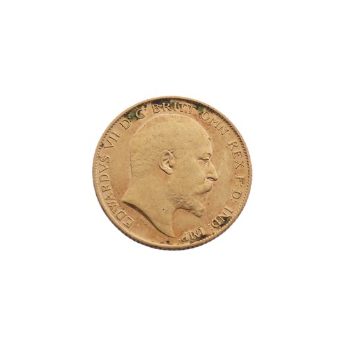 732 - An Edwardian gold Half Sovereign, dated 1907.