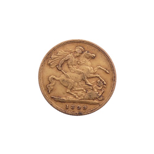 733 - A Victorian gold Half Sovereign, dated 1899.