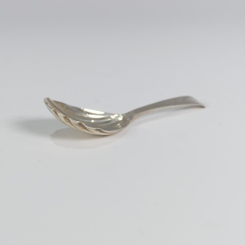 101 - A George III silver Caddy Spoon, by Charles Hougham, hallmarked London, 1782, with shell bowl and br... 