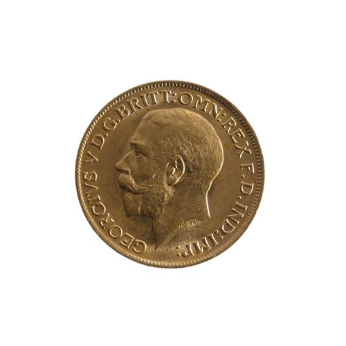 609 - A George V gold Sovereign, dated 1913.Provenance; The Jeffery William John Dodman Collection of Coin... 