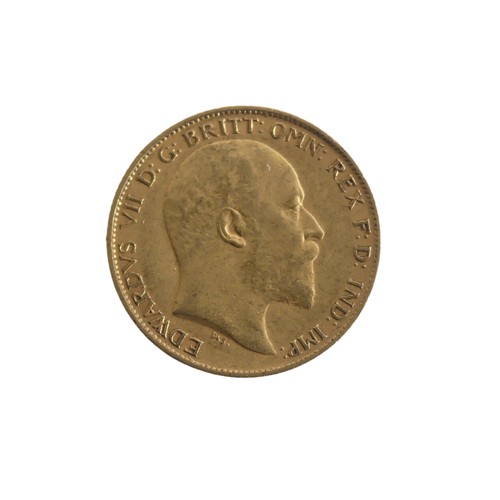 633 - An Edwardian gold Half Sovereign, dated 1904.Provenance; The Jeffery William John Dodman Collection ... 