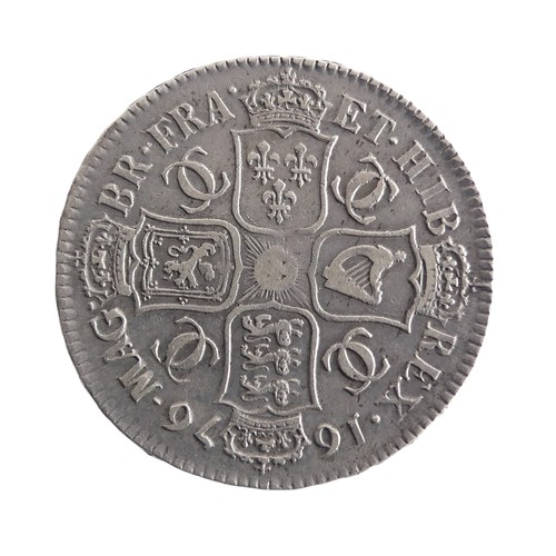 595 - A Charles II Half Crown, dated 1676, v/f.Provenance; The Jeffery William John Dodman Collection of C... 