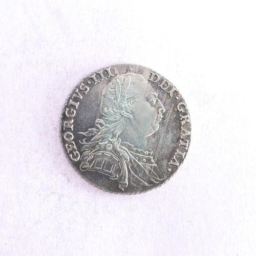 551 - Four George II/III Shillings (4)Provenance; The Jeffery William John Dodman Collection of Coins, bei... 